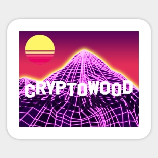 Hollywood, Crypto Currency, Bitcoin, Blockchain Sticker